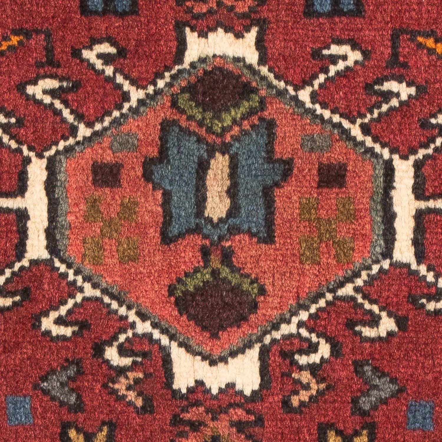 Persisk tæppe - Nomadisk - 95 x 57 cm - rust