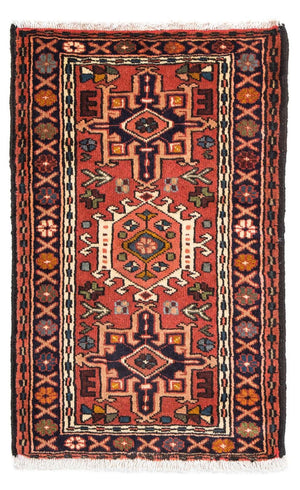 Persisk tæppe - Nomadisk - 100 x 65 cm - rust