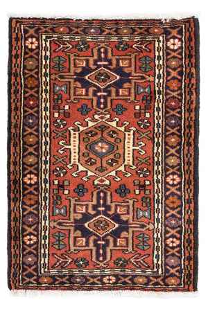Persisk tæppe - Nomadisk - 98 x 70 cm - rust