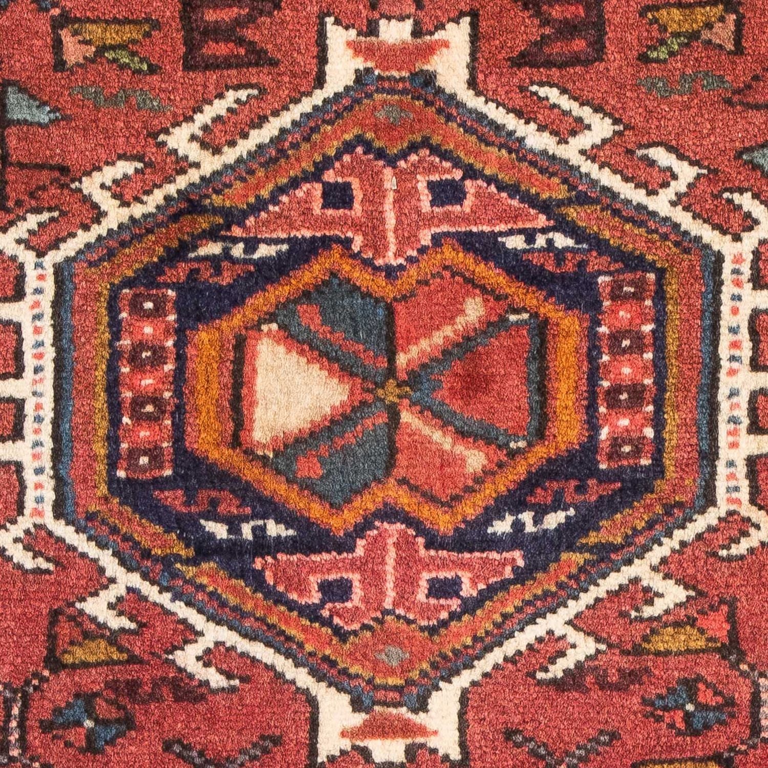 Persisk tæppe - Nomadisk - 115 x 75 cm - mørkerød