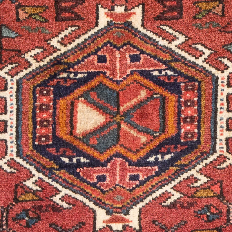 Persisk tæppe - Nomadisk - 115 x 75 cm - mørkerød
