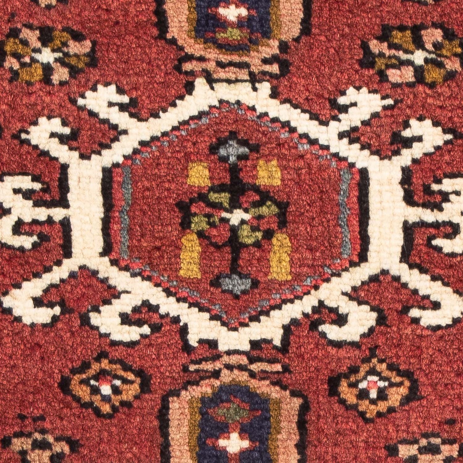 Persisk tæppe - Nomadisk - 100 x 73 cm - mørkerød