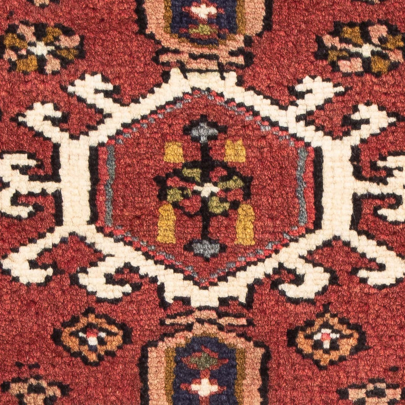 Persisk tæppe - Nomadisk - 100 x 73 cm - mørkerød