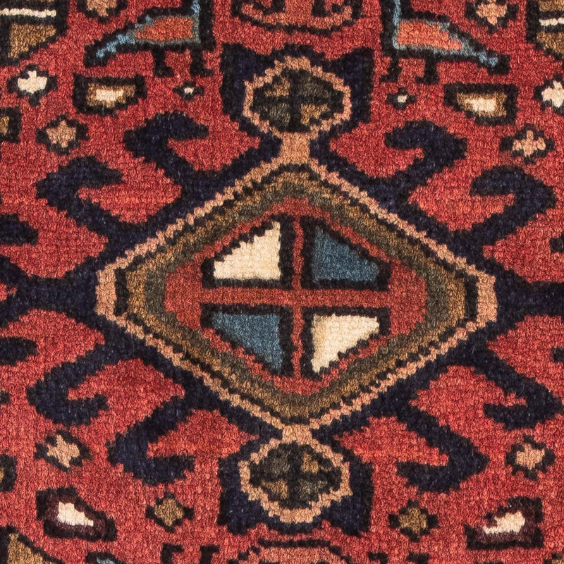 Persisk tæppe - Nomadisk - 100 x 67 cm - mørkerød