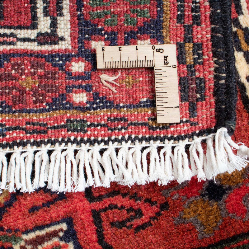 Persisk tæppe - Nomadisk - 105 x 65 cm - mørkerød