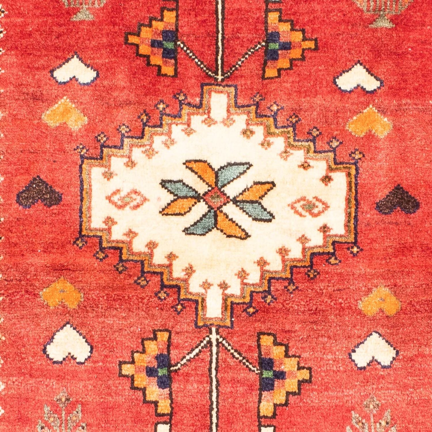 Persisk tæppe - Nomadisk - 175 x 113 cm - mørkerød