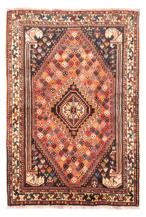 Persisk tæppe - Nomadisk - 160 x 112 cm - lysrød