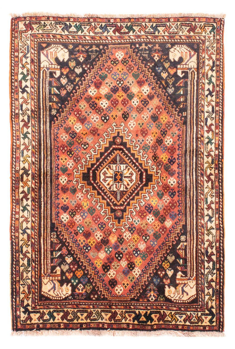 Persisk tæppe - Nomadisk - 160 x 112 cm - lysrød