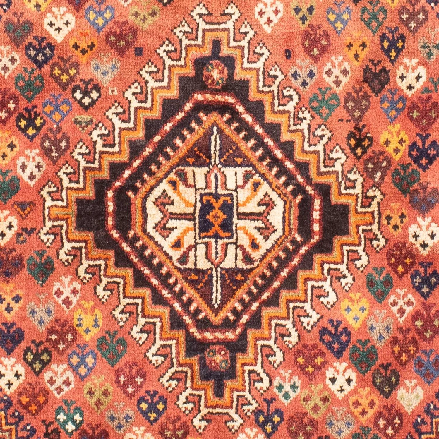Persisk tæppe - Nomadisk - 160 x 112 cm - lysrød