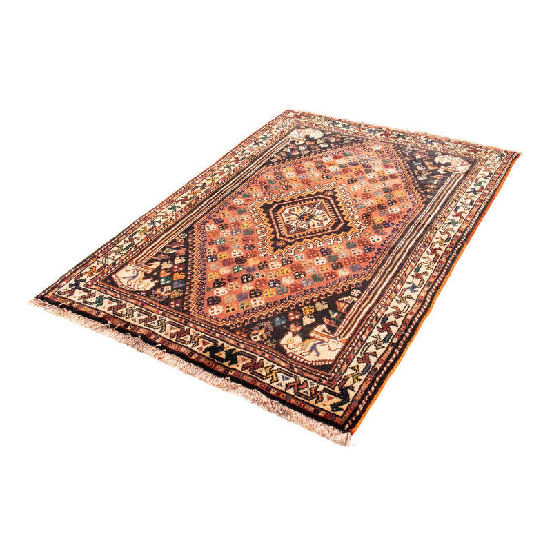 Persisk tæppe - Nomadisk - 160 x 112 cm - lysrød