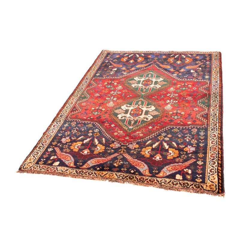 Persisk tæppe - Nomadisk - 156 x 114 cm - mørkerød