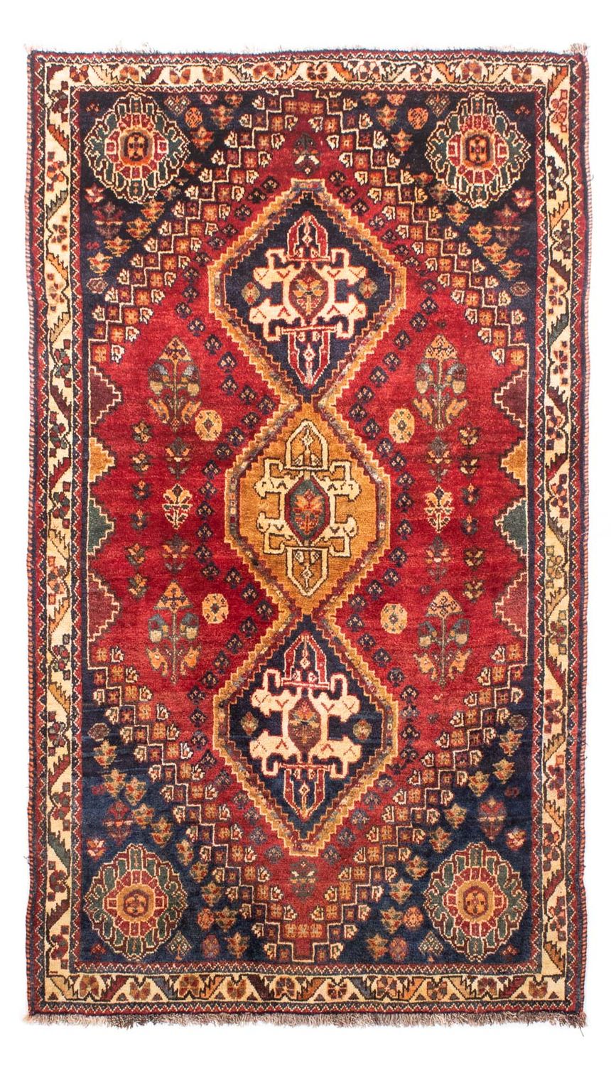 Persisk tæppe - Nomadisk - 187 x 110 cm - mørkerød