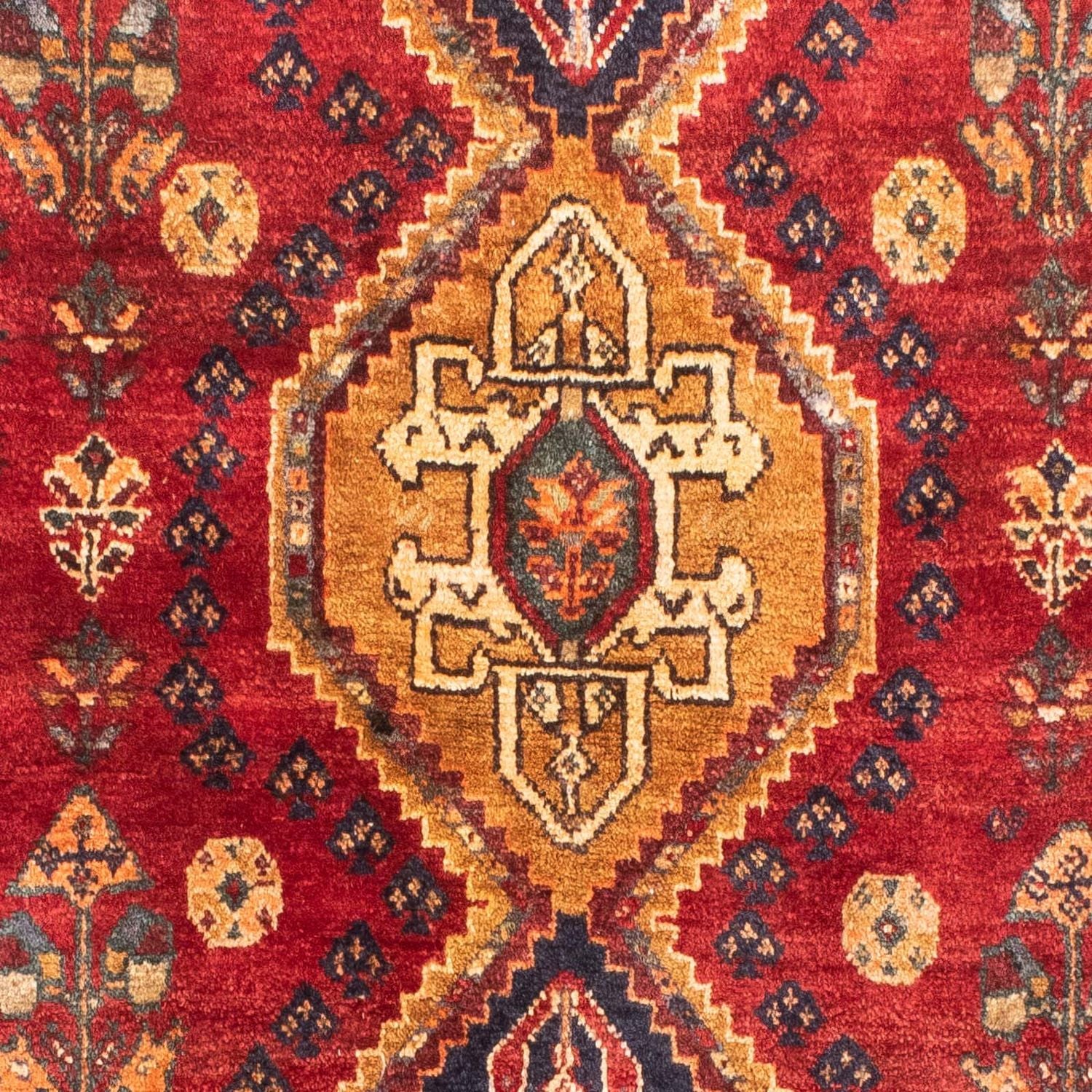Persisk tæppe - Nomadisk - 187 x 110 cm - mørkerød