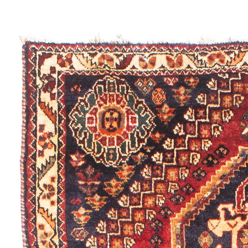 Persisk tæppe - Nomadisk - 187 x 110 cm - mørkerød