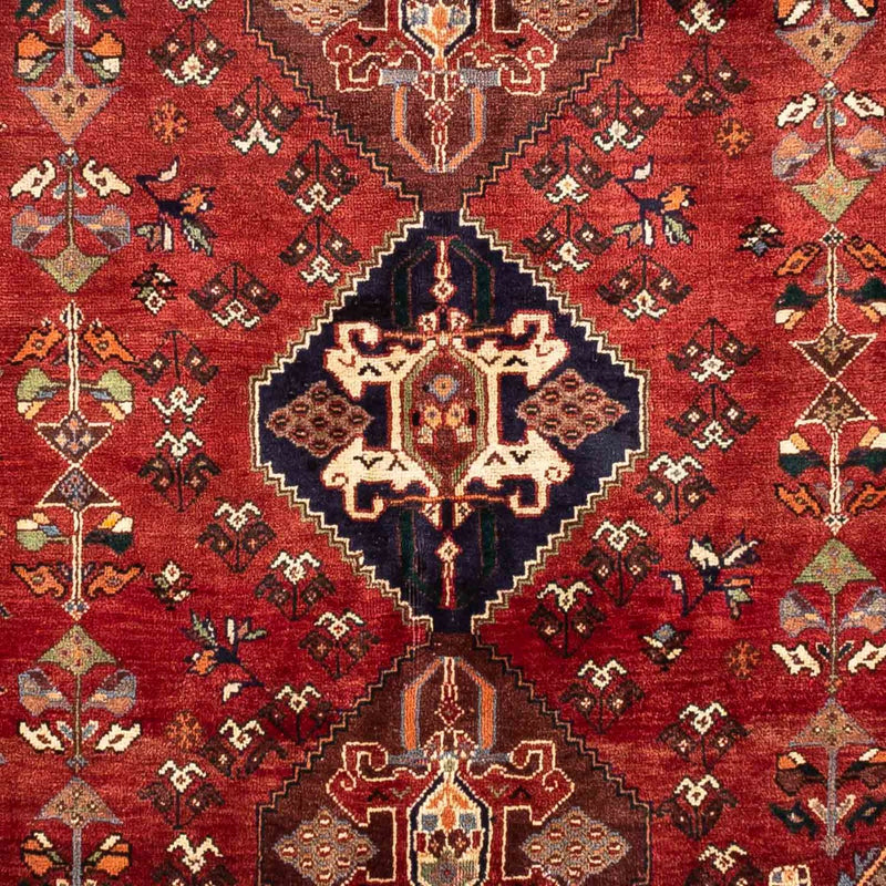 Persisk tæppe - Nomadisk - 265 x 168 cm - mørkerød