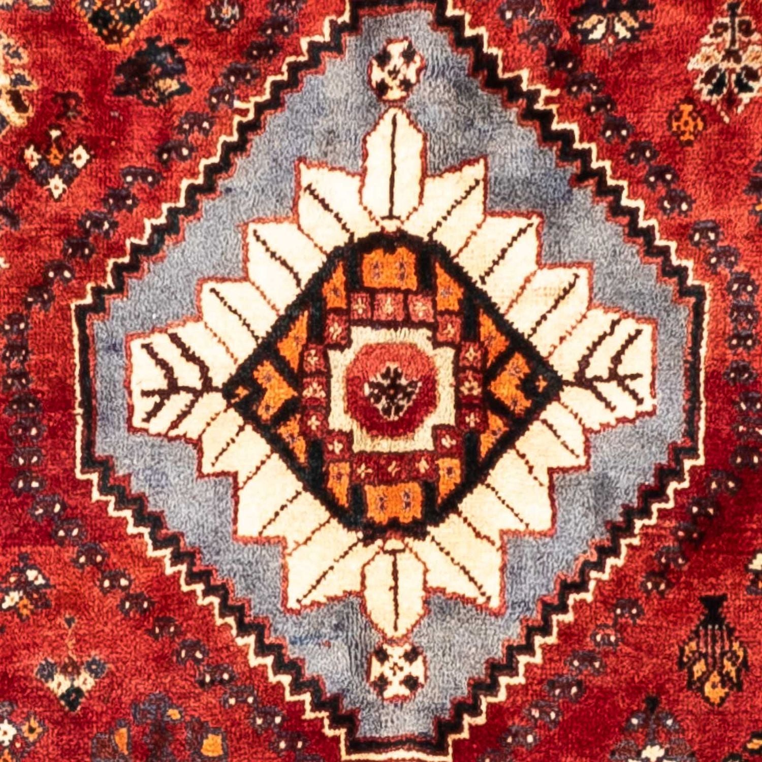 Persisk tæppe - Nomadisk - 255 x 170 cm - mørkerød