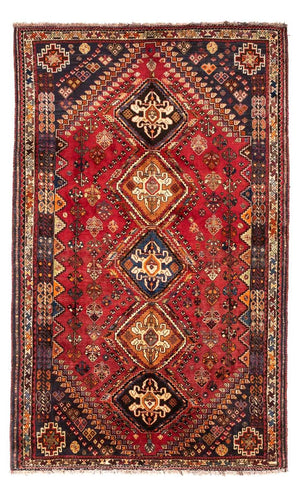 Persisk tæppe - Nomadisk - 282 x 165 cm - mørkerød