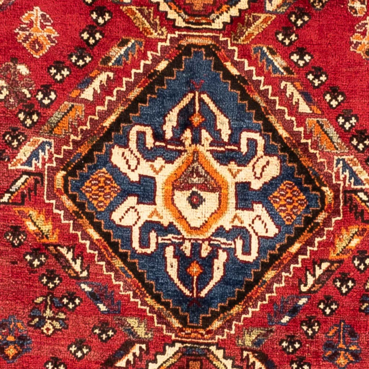 Persisk tæppe - Nomadisk - 282 x 165 cm - mørkerød