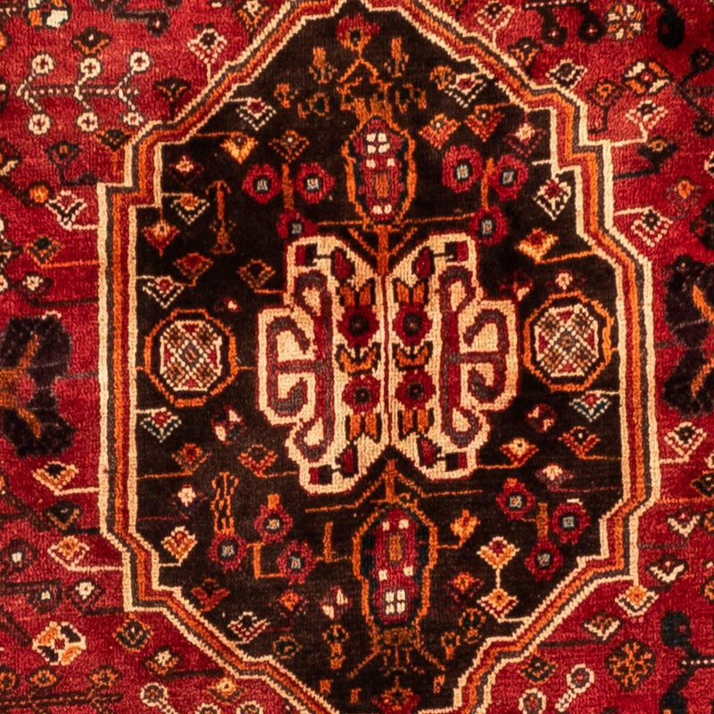 Persisk tæppe - Nomadisk - 253 x 160 cm - mørkerød