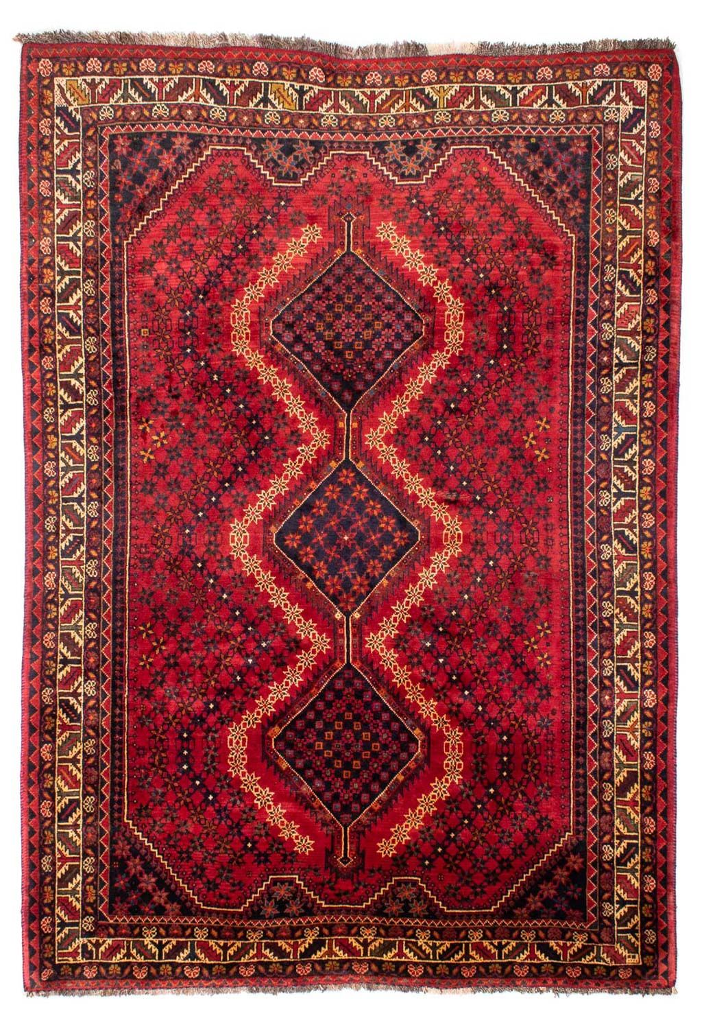 Persisk tæppe - Nomadisk - 298 x 208 cm - rød