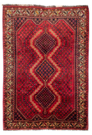 Persisk tæppe - Nomadisk - 298 x 208 cm - rød