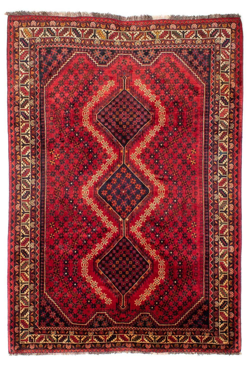 Persisk tæppe - Nomadisk - 298 x 208 cm - rød