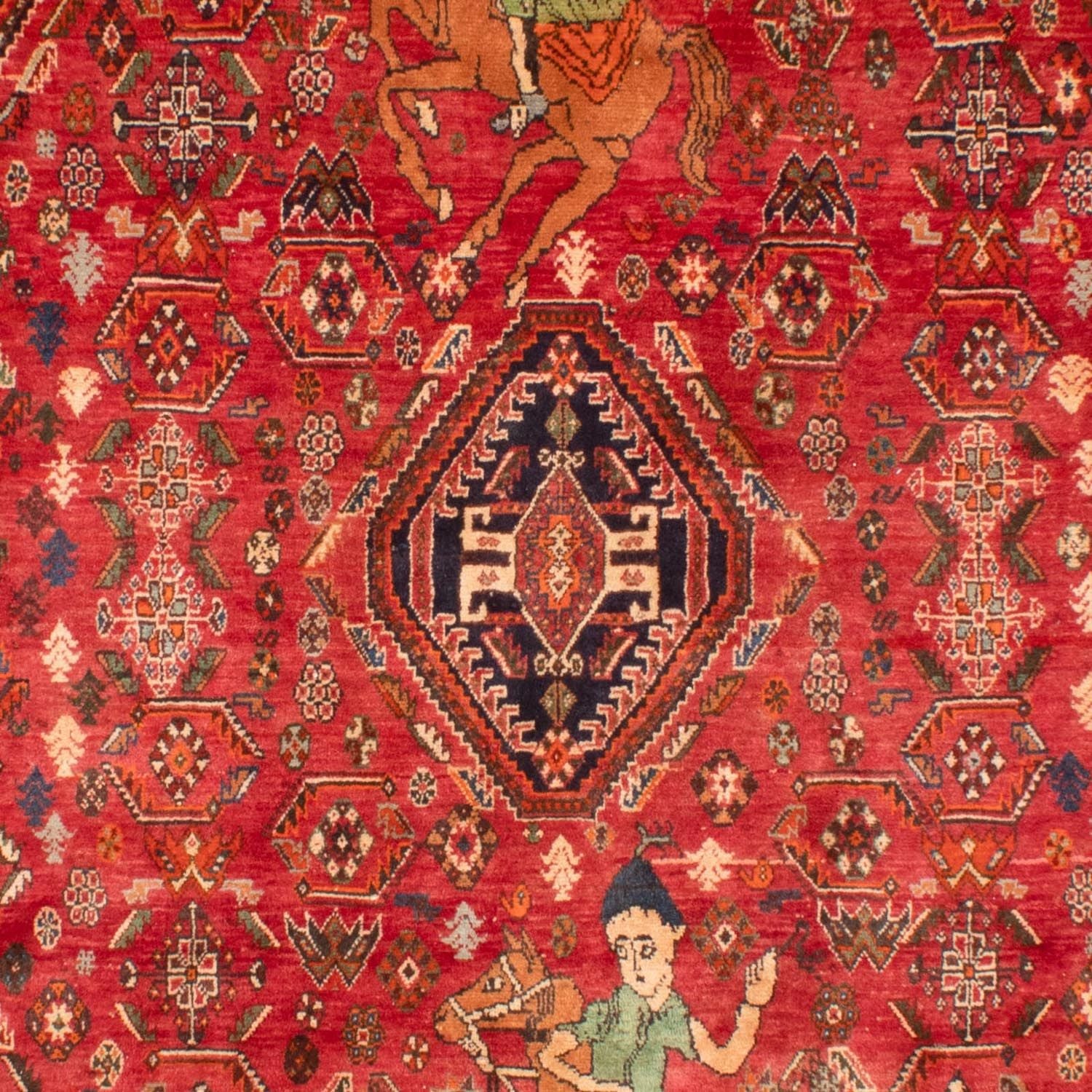 Persisk tæppe - Nomadisk - 292 x 188 cm - rød