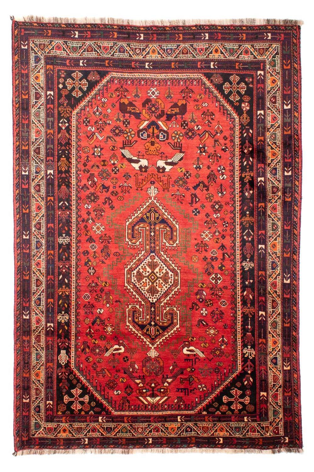 Persisk tæppe - Nomadisk - 305 x 205 cm - rød