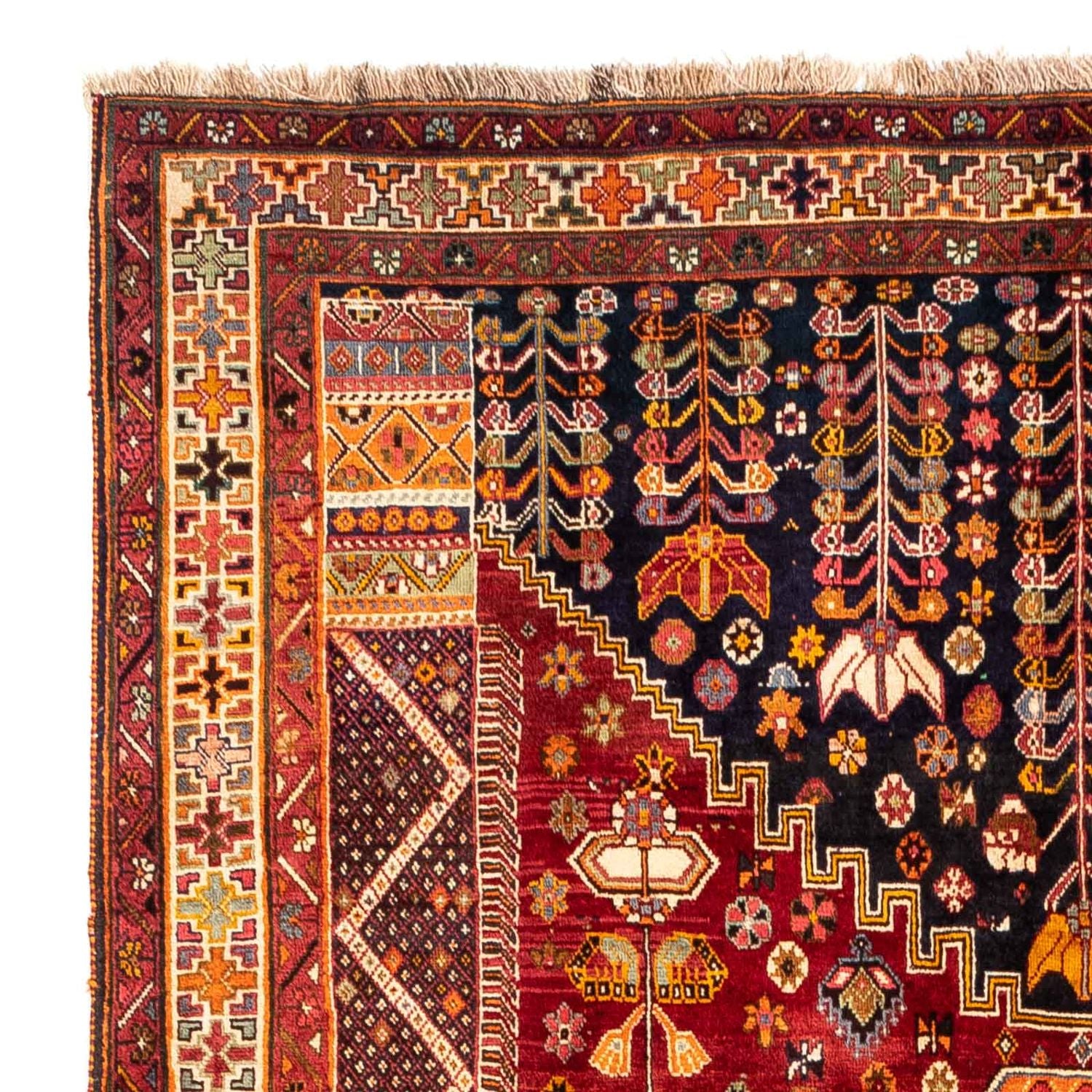 Persisk tæppe - Nomadisk - 280 x 175 cm - rust