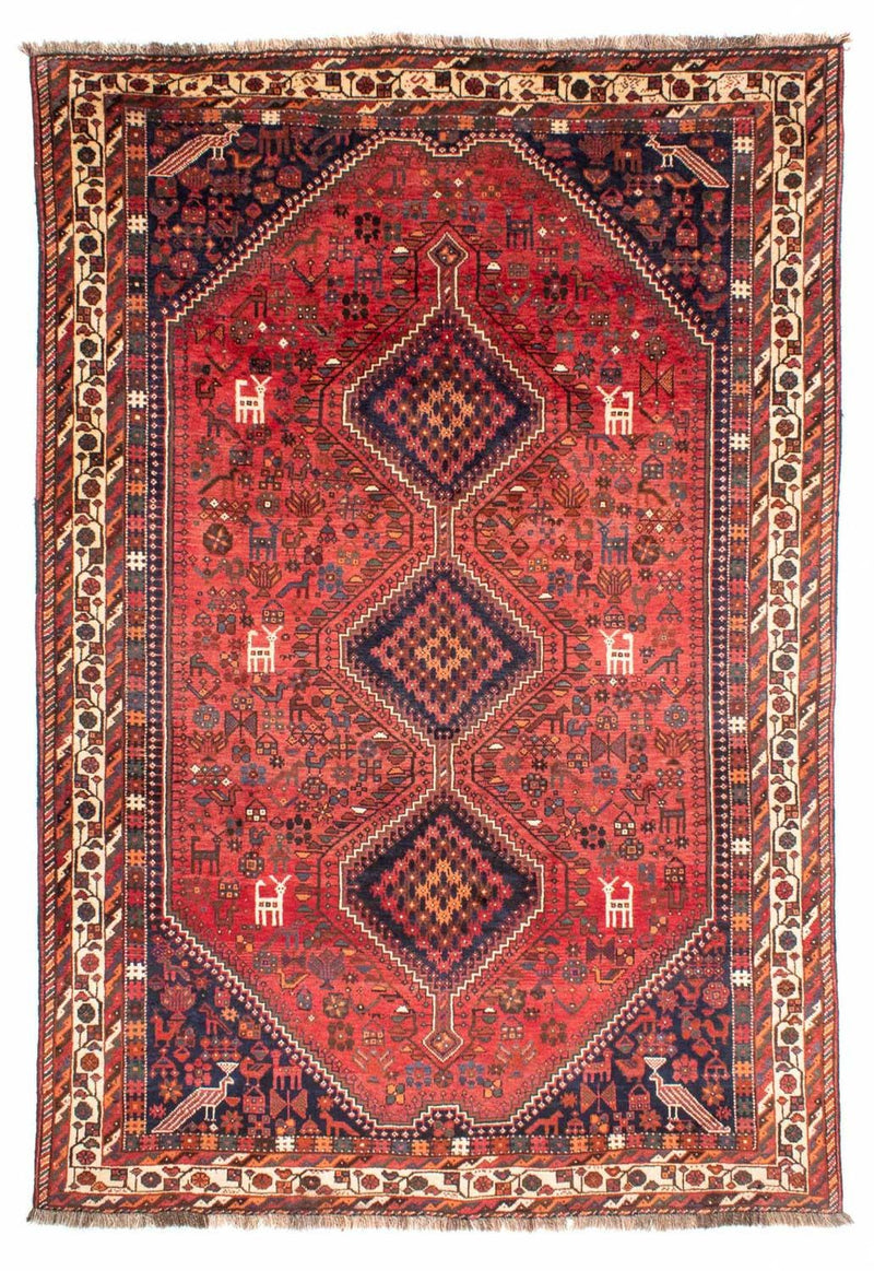 Persisk tæppe - Nomadisk - 308 x 206 cm - rød