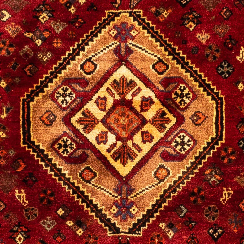 Persisk tæppe - Nomadisk - 270 x 180 cm - mørkerød