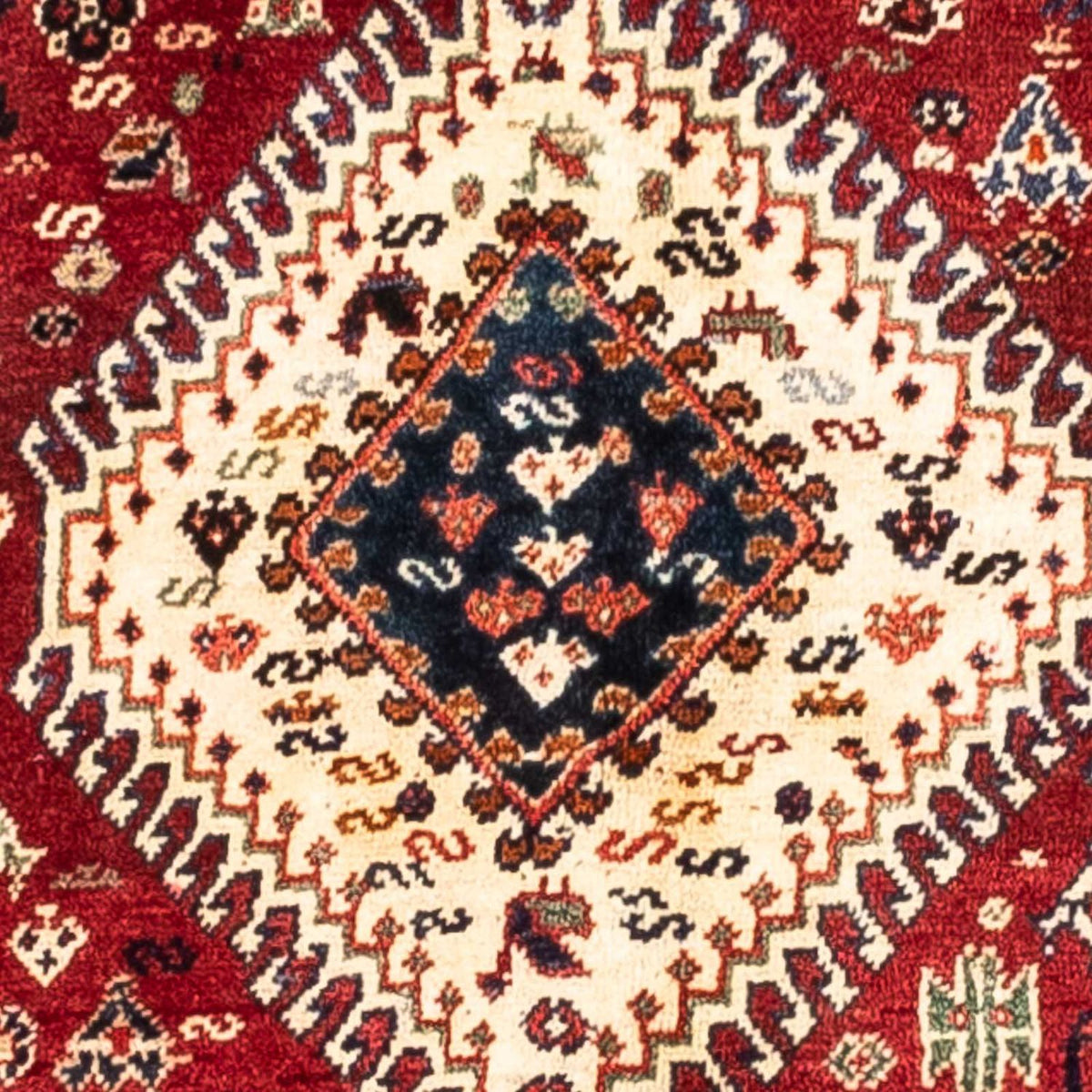 Persisk tæppe - Nomadisk - 285 x 160 cm - mørkerød