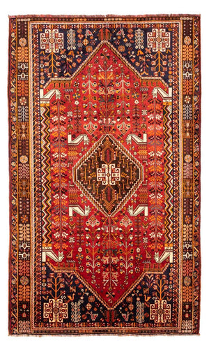 Persisk tæppe - Nomadisk - 278 x 165 cm - mørkerød
