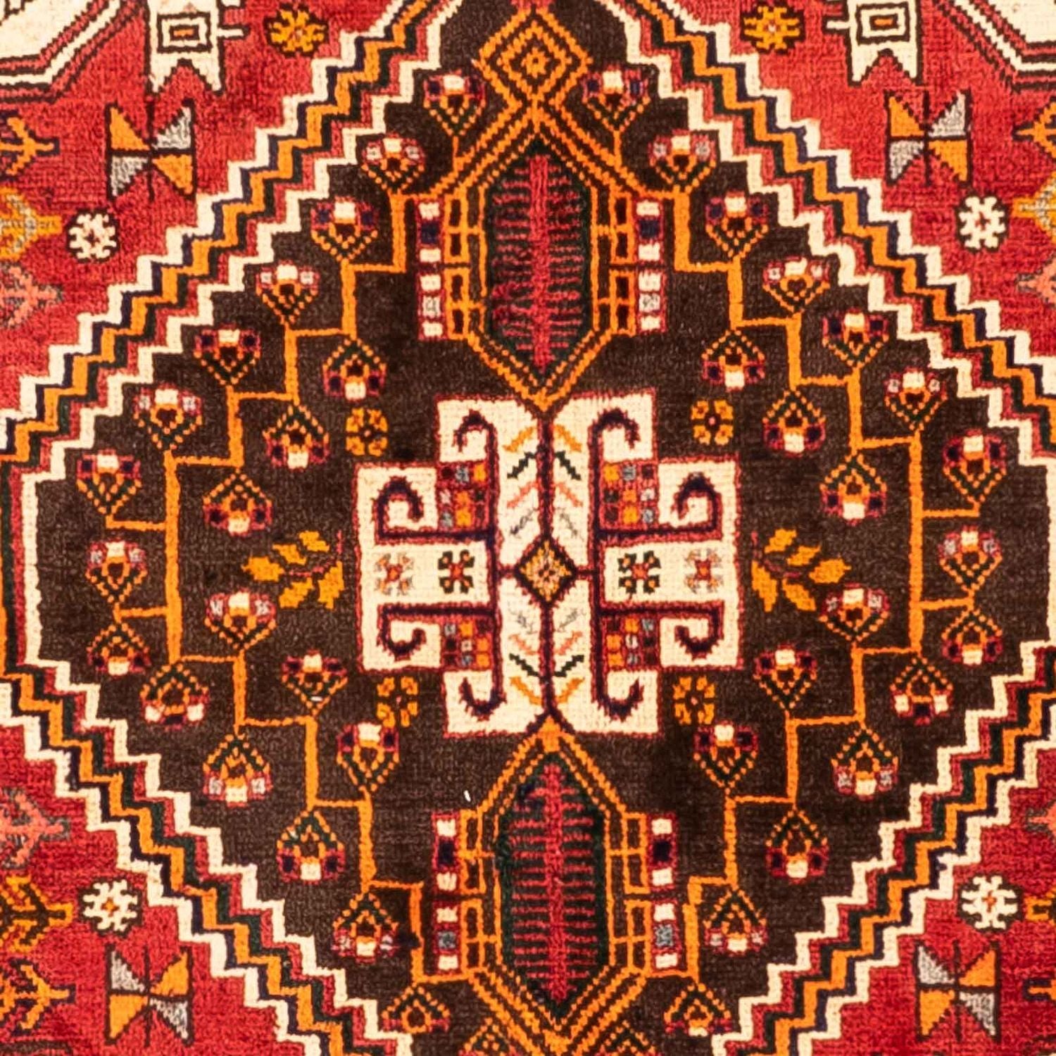 Persisk tæppe - Nomadisk - 278 x 165 cm - mørkerød