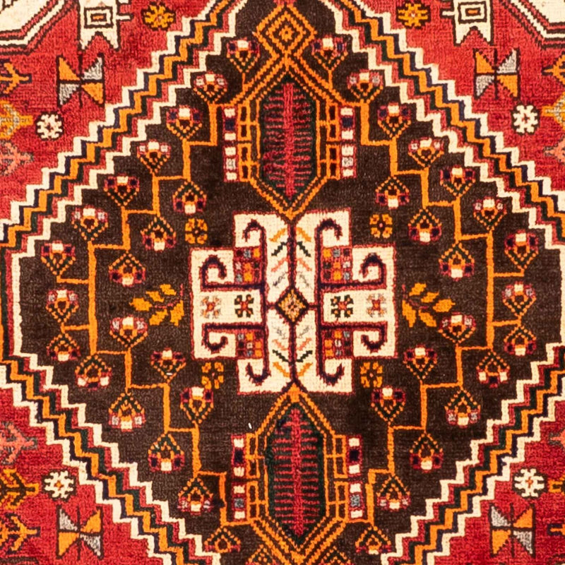 Persisk tæppe - Nomadisk - 278 x 165 cm - mørkerød