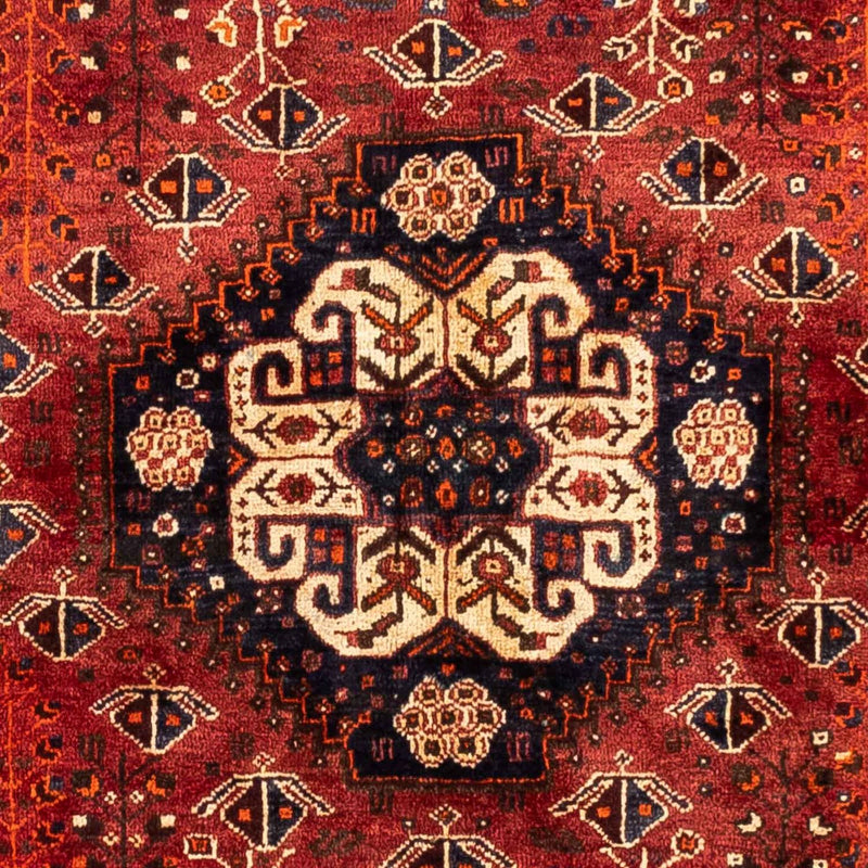 Persisk tæppe - Nomadisk - 258 x 163 cm - mørkerød