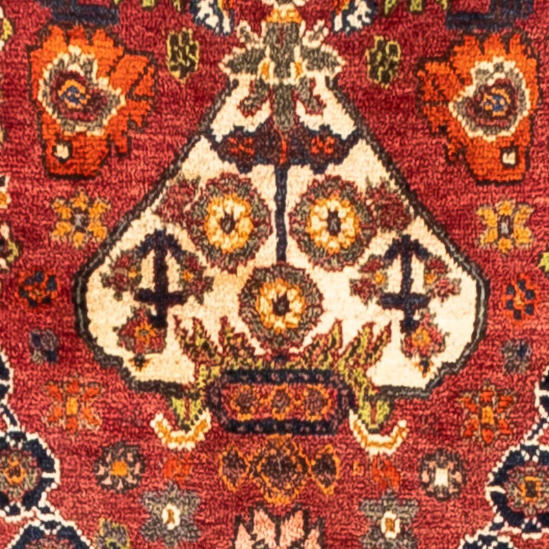 Persisk tæppe - Nomadisk - 243 x 170 cm - mørkerød