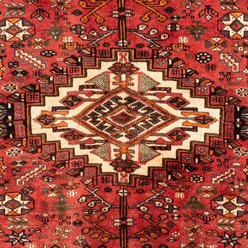 Persisk tæppe - Nomadisk - 243 x 174 cm - mørkerød