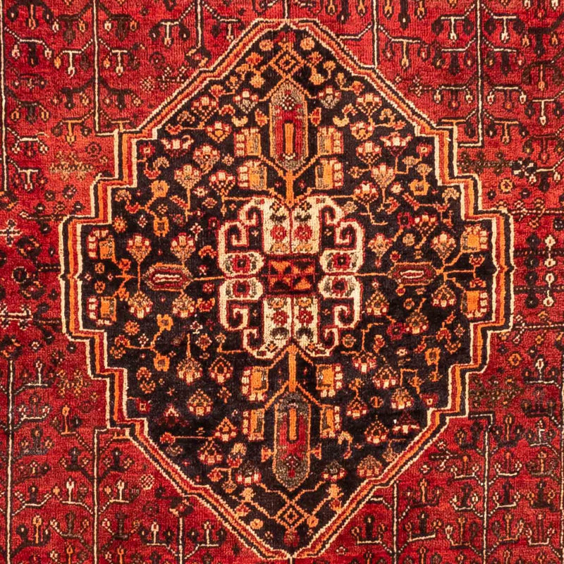 Persisk tæppe - Nomadisk - 240 x 158 cm - mørkerød