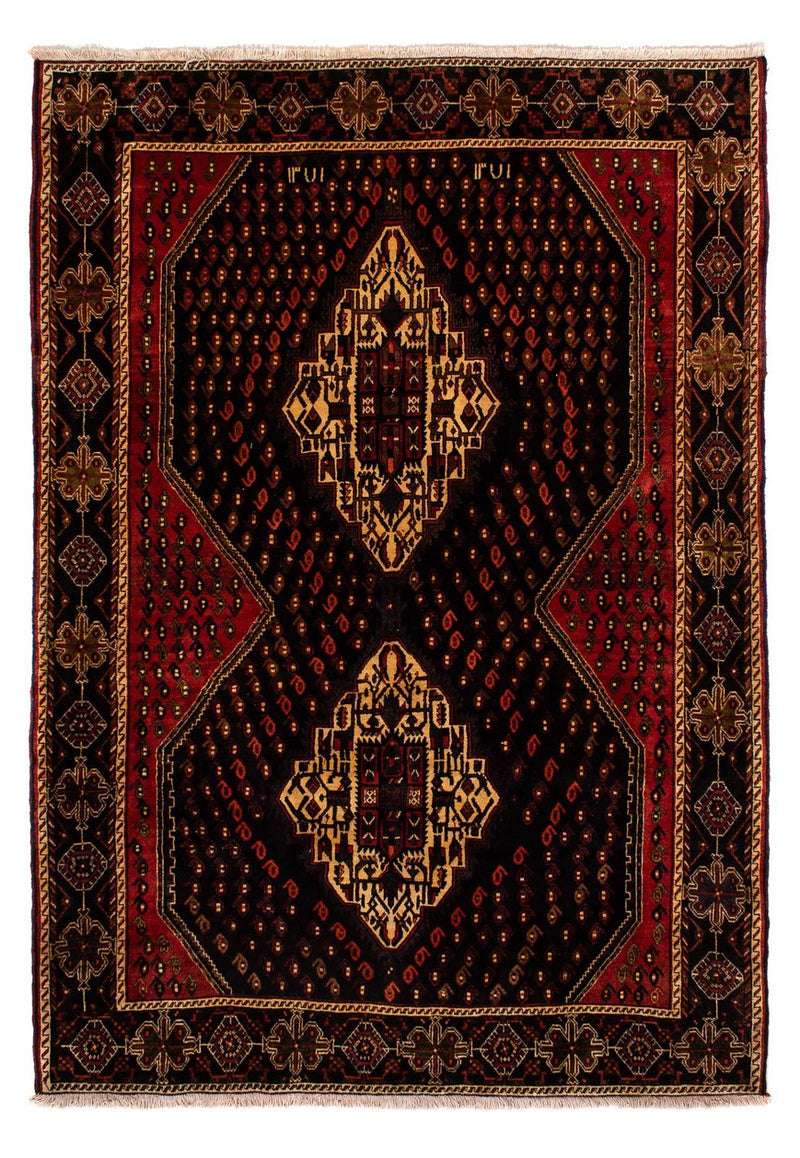 Persisk tæppe - Nomadisk - 307 x 210 cm - mørkeblå