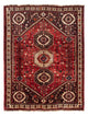 Persisk tæppe - Nomadisk - 244 x 183 cm - mørkerød