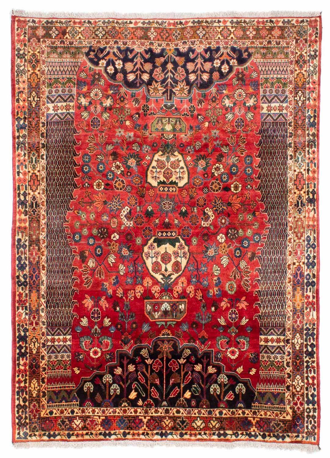 Persisk tæppe - Nomadisk - 274 x 203 cm - rød