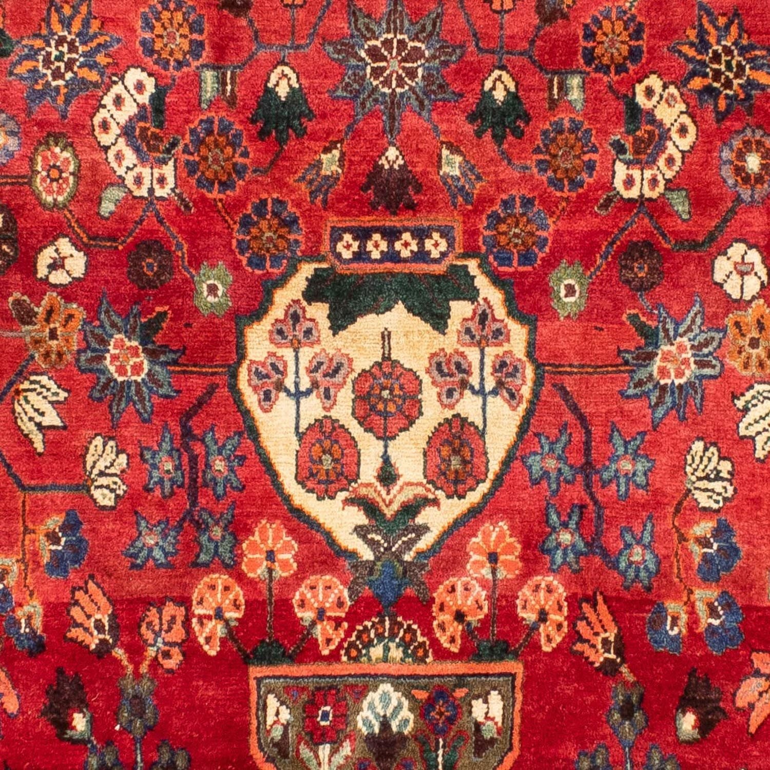 Persisk tæppe - Nomadisk - 274 x 203 cm - rød