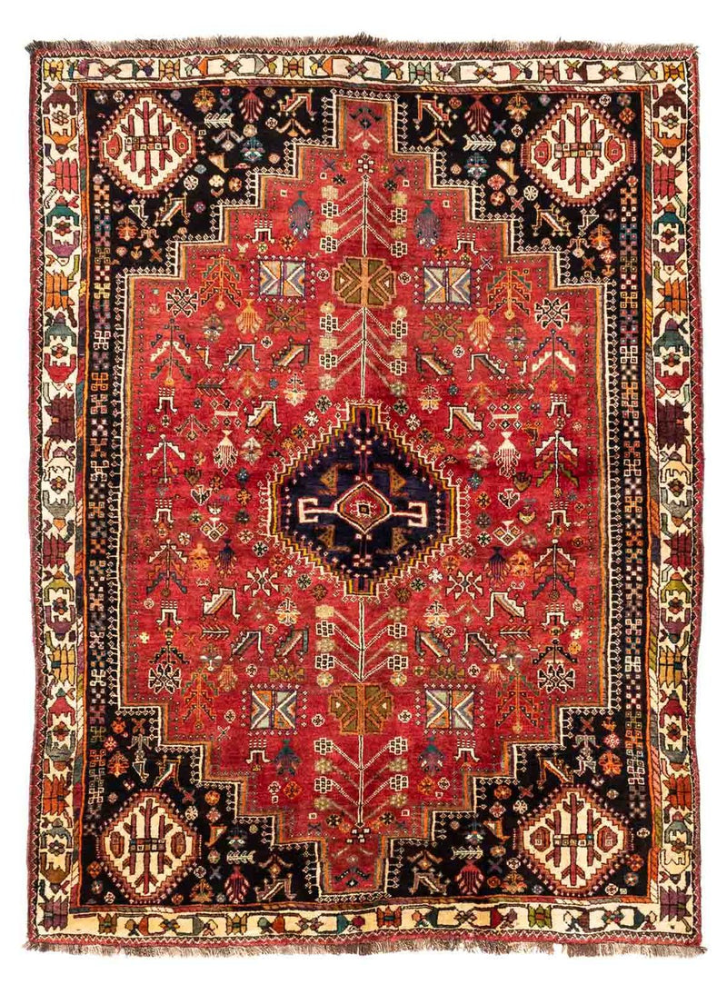Persisk tæppe - Nomadisk - 247 x 170 cm - rød