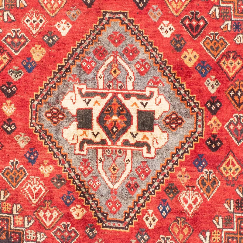 Persisk tæppe - Nomadisk - 150 x 120 cm - mørkerød