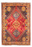 Persisk tæppe - Nomadisk - 175 x 120 cm - mørkerød