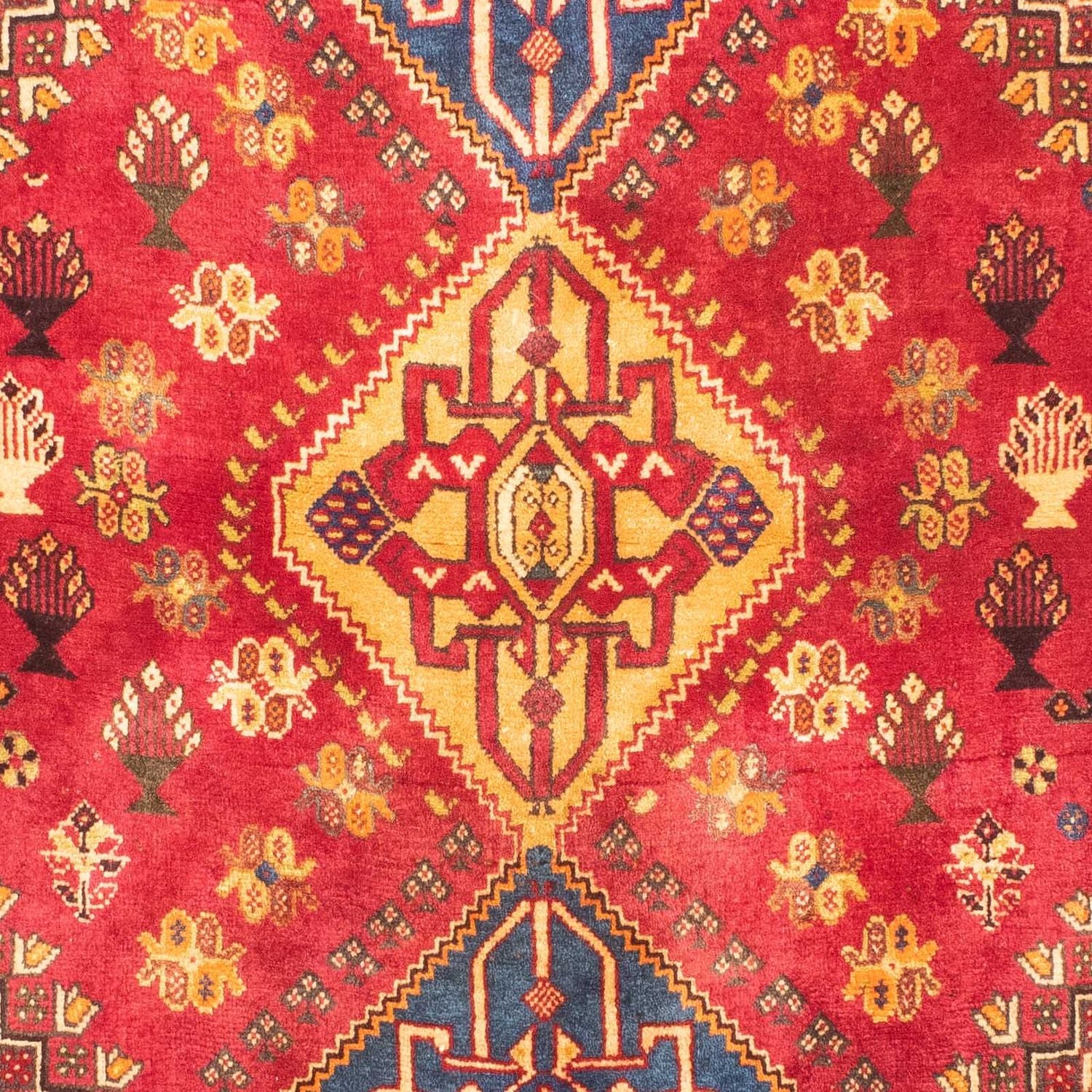 Persisk tæppe - Nomadisk - 175 x 120 cm - mørkerød