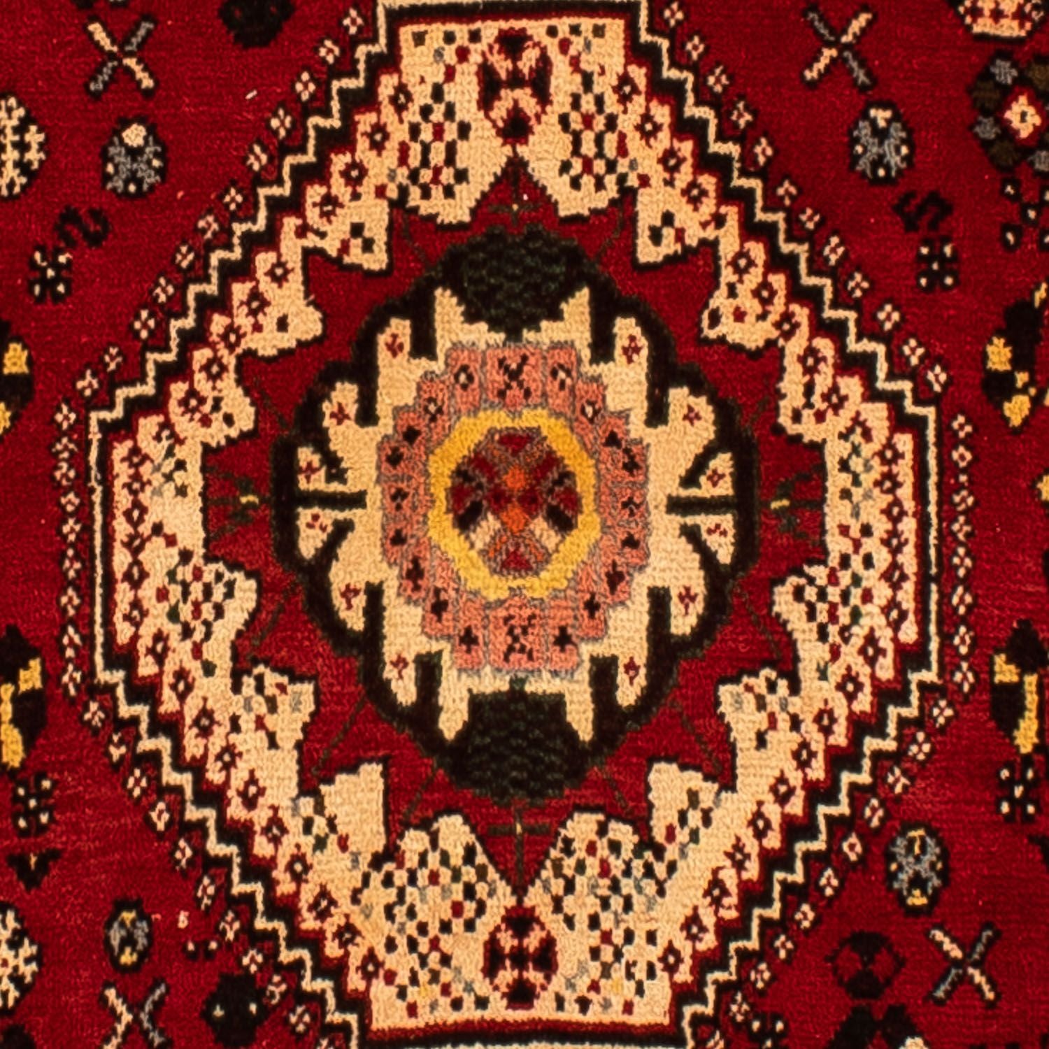 Persisk tæppe - Nomadisk - 295 x 210 cm - mørkerød