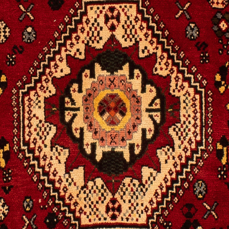 Persisk tæppe - Nomadisk - 295 x 210 cm - mørkerød