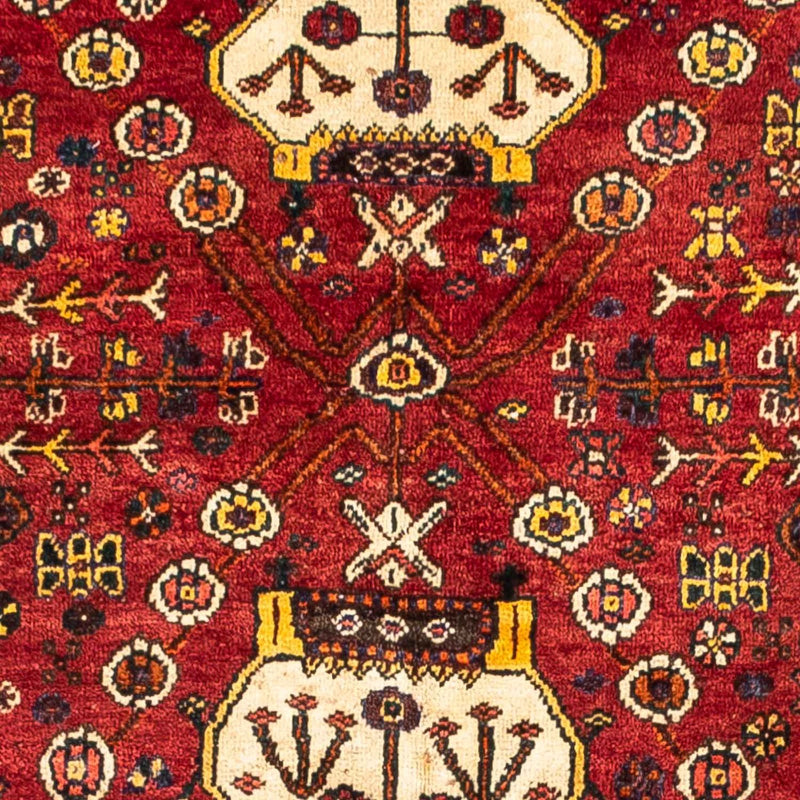 Persisk tæppe - Nomadisk - 250 x 153 cm - mørkerød